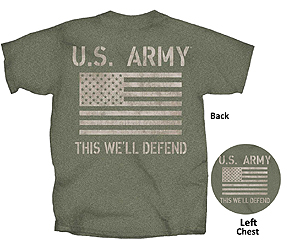Tonal Flag T-shirt (Army)