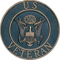 U.S. Veteran Bronze Gravemarker