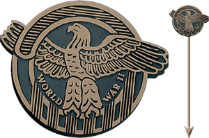 WWII Veteran Bronze Gravemarker