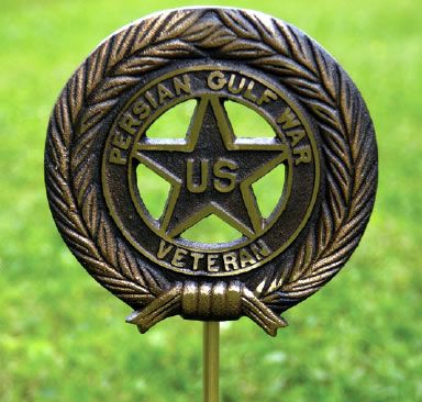 Persian Gulf War Veteran Bronze Gravemarker