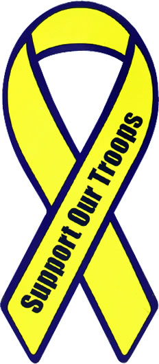 Support Our Troops Auto Magnet