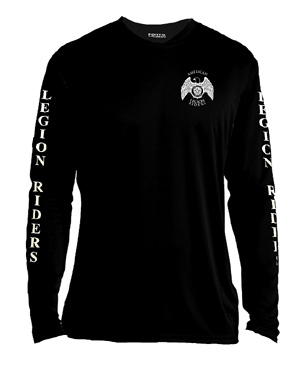 Legion Riders Long-Sleeve Performance T-shirt Emblem