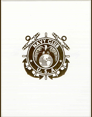 Navy Club Convalescent Card