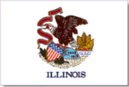 Illinois Outdoor Flag
