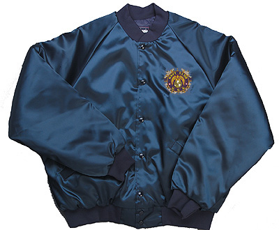Navy Club Satin Jacket