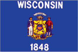 Wisconsin Outdoor Flag